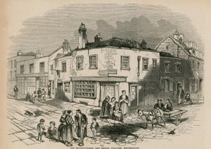 Otrhaná škola a útočiště, Pye Lane, Westminster, Londýn od English School
