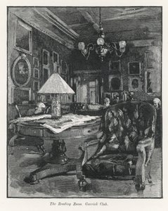 Čítárna v klubu Garrick od English School