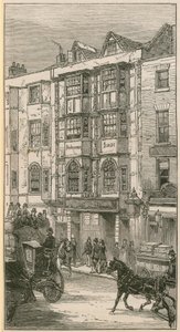Takzvaný Shakespearův dům v Aldersgate Street od English School