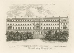 Jižní strana náměstí Fitzroy od English School