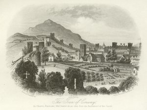 Město Conwy, Severní Wales od English School
