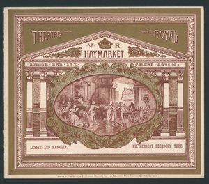 Theatre Royal, Haymarket, Londýn od English School