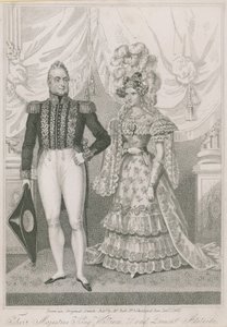 Jejich Veličenstva král William IV a královna Adelaide od English School
