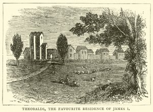 Theobalds, oblíbené sídlo Jakuba I od English School