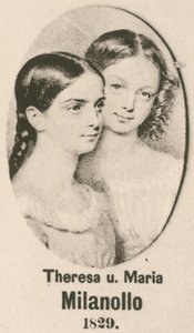 Theresa a Maria Milanollo (hlubotisk) od English School