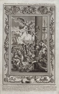 Tento skvěle elegantní Frontispiece od English School