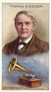 Thomas Alva Edison, fonograf od English School