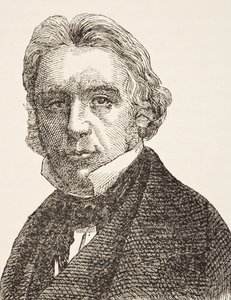 Thomas Babington Macaulay, 1. baron Macaulay, z „Národních a domácích dějin Anglie“ od Williama Hickmana Smith Aubrey (1858-1916), publikováno v Londýně, kolem roku 1890 od English School