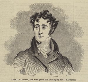 Thomas Campbell, básník (rytina) od English School