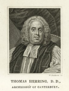 Thomas Herring, arcibiskup z Canterbury (rytina) od English School
