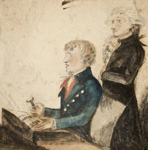 Thomas King, Jun., dražitel a jeho úředník, pan Hatfield od English School