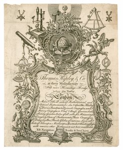 Thomas Ripley & Co, vizitka od English School
