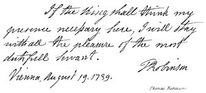 Thomas Robinson od English School