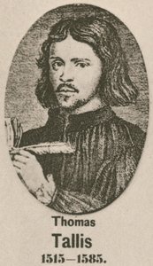 Thomas Tallis (rytina) od English School
