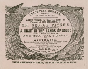Vstupenka na zábavní program pana George Paynese A Night in the Lands of Gold od English School