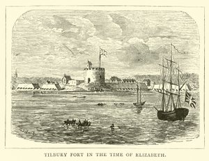 Tilbury Fort v době Alžběty od English School