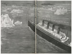 Titanic v ledové kře, z 
