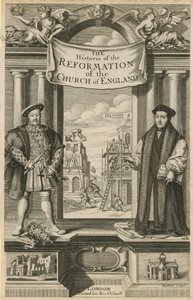 Titulní strana Historie reformace anglikánské církve od English School