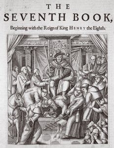 Titulní strana, Sedmá kniha, aktů a památek od Johna Foxe, deváté vydání, pub. 1684 od English School