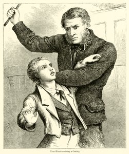 Tom Hunt dostává výprask od English School