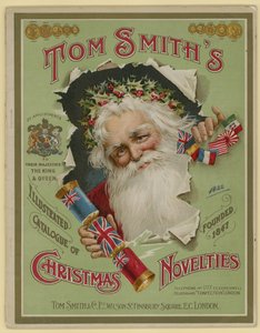 Tom Smith & Co Ltd, vánoční novinky, vánoční sušenky, obálka brožury od English School