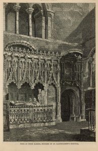 Hrobka převora Rahere, zakladatele nemocnice svatého Bartoloměje od English School