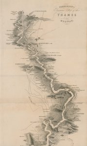 Panoramatická mapa Temže a Medway od společnosti Tomblesons