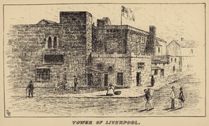 Liverpoolská věž (rytina) od English School