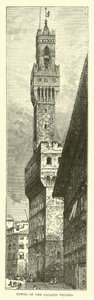Věž Palazzo Vecchio od English School