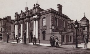 Radnice, Cardiff (litho) od English School