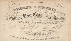 Obchodní karta, Thorpe & Morris od English School