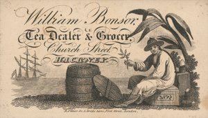 Obchodní karta, William Bonsor od English School