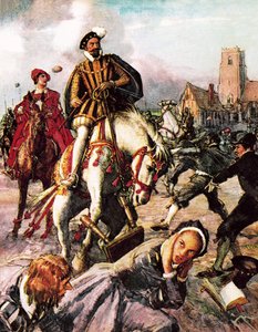 Tragédie na den svatého Bartoloměje, 1572 od English School