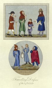 Cestovní šaty 14. století od English School