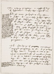 Latimerův vlastnoručně psaný traktát zpochybňující nauku o transsubstanciaci, s poznámkami na okraji psanými Jindřichem VIII., z anglikánské církve: Dějiny pro lid od H.D.M. Sp.
