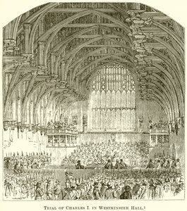 Proces s Karlem I. ve Westminster Hall od English School