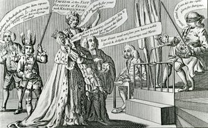 Proces se suverénní císařovnou rozlehlých oblastí chuti, 1771 od English School