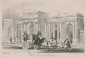 Triumphal Arch, vchod do Hyde Parku, Londýn: Čtyři v ruce od English School