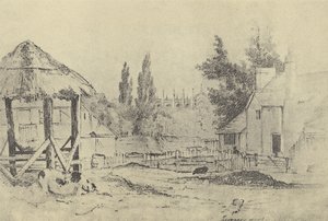 Turners Farm, c 1821 (hlubotisk) od English School