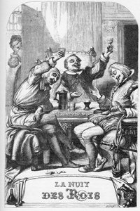Twelfth Night, or what you want – Ilustrace v „“ Works complete by William Shakespeare““ 1866 – Ilustrace a obecná forma tohoto vydání jsou vypůjčeny z Cassellova ilustrovaného Shakespeara, vydaného v Londýně od English School
