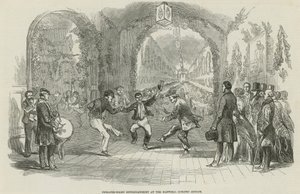 Dvanáctá večerní zábava v Hanwell Lunatic Asylum od English School
