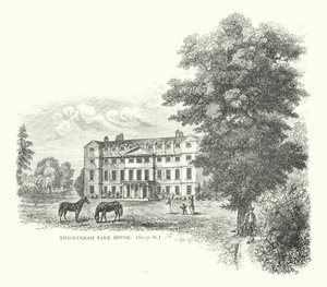 Twickenham Park House (rytina) od English School