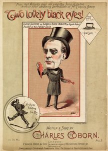 Dvě krásné černé oči! - napsal a nazpíval Charles Coborn od English School