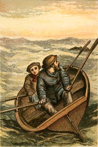Dvě osoby, které zachránil Leask a jeho malý syn u Stromness od English School