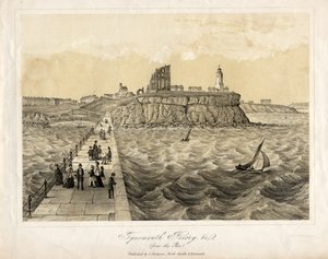 Tynemouthské převorství z mola od English School