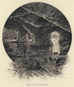Under the Rocks u jezera Torc (rytina) od English School