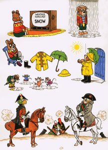 Neidentifikované karikatury od English School