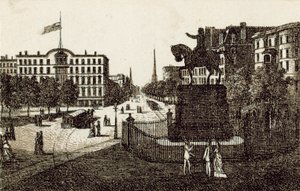 Union Square (litho) od English School