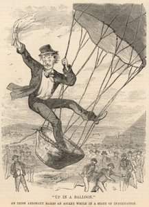Nahoru v balónu; Irský aeronaut provádí výstup ve stavu opilosti od English School