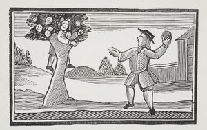 Vzhůru do stromu hur get, ilustrace z Chap-books of the Eighteenth Century od Johna Ashtona, hospoda. 1882 od English School